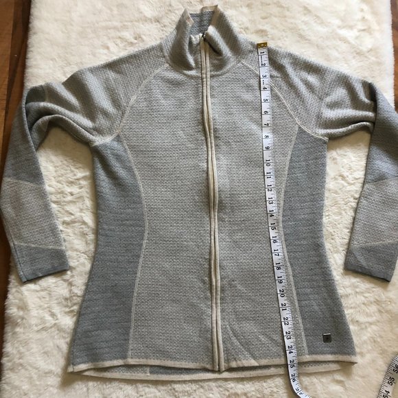Smartwool Alamosa Double-Knit Full-Zip Sweater Women's size medium - Picture 8 of 11